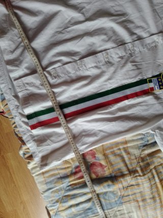 Camisa italiana multicolor blanca