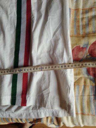 Camisa italiana multicolor blanca