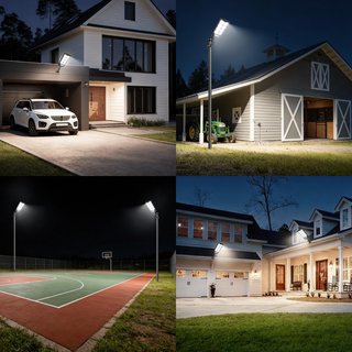 Farola solar LED con sensor de movimiento