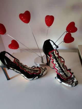Sandalias Lola Cruz Diseño Serpiente
