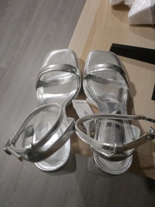 Sandalias Stradivarius Plataforma Tacon Talla 38