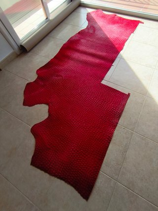 Trozos Piel Vaca con pelo para confeccion colores