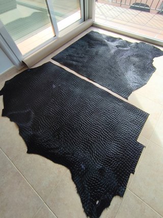 Trozos Piel Vaca con pelo para confeccion colores