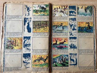 Album cromos antiguo de Bambi de Walt Disney, 1948