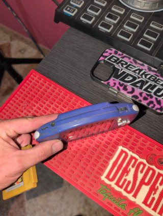 Consola Game Boy Advance Azul con Cartucho