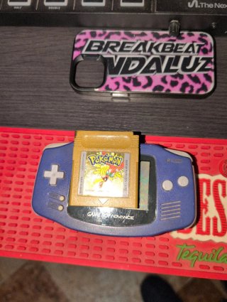 Consola Game Boy Advance Azul con Cartucho