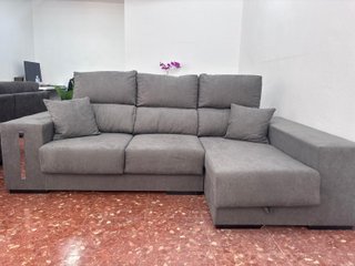 Hermoso Sofa con arcon y puff Nuevo 3 COLORES!