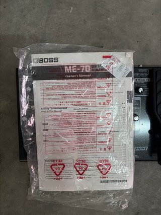 Pedalera Boss ME-70 Guitarra