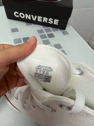 Converse cuña blancas talla 40