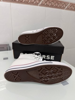 Converse cuña blancas talla 40