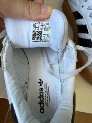 Adidas Samba XLG Blancas y Negras originales.