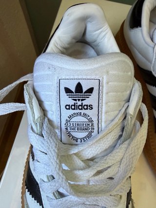 Adidas Samba XLG Blancas y Negras originales.