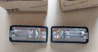 Farolins Luz Matrícula Audi (2 Unidades)