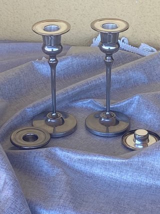 Pareja Candelabros Vintage Arthur Price
