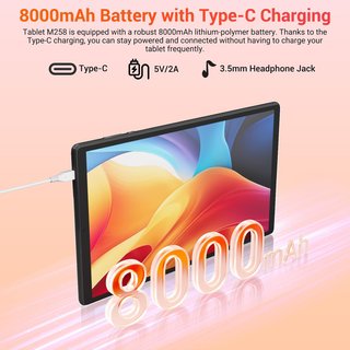 Tablet TIGERFU 10.4 12+24GB RAM 256GB ROM WiFi 5G