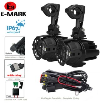Faros auxiliares Led Moto homologados.