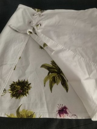 Falda pareo estampada