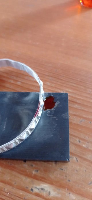 Pulseras antiguas de plata.