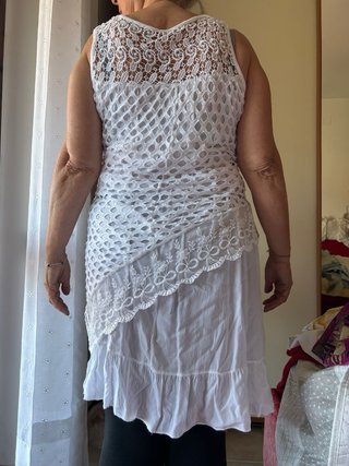 Abito donna bianco taglia unica
