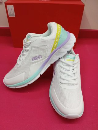Zapatillas Fila Mujer Blancas Multicolor