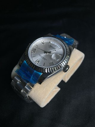 Reloj Seiko Presidente Esfera Plateada