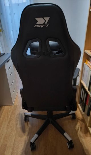 Silla Gaming Drift modelo DR90 Pro Negra/Blanca.