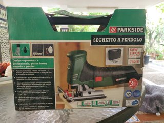 Sierra de calar Parkside 730W con maletín