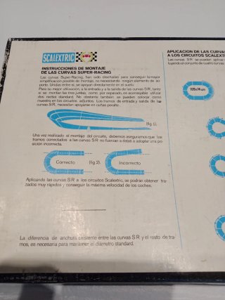 Lote Curvas, Tramos, vallas Scalextric Años 70