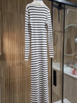 Vestido largo de punto Mango Talla XS