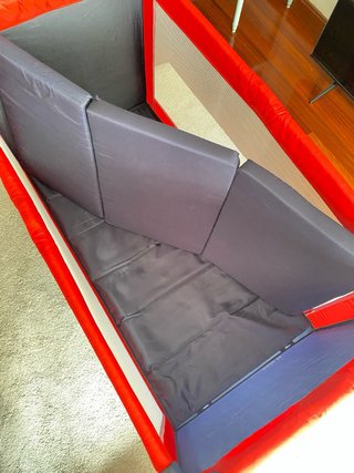 Cuna de viaje Brevi y colchon plegable
