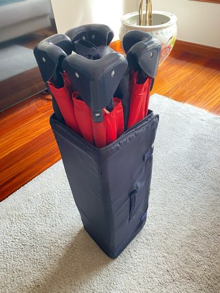 Cuna de viaje Brevi y colchon plegable