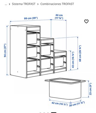 Cama alta o baja de madera Ikea (reversible).
