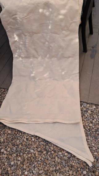 Toldo Vela Poliéster Oxford 4x3m Beige