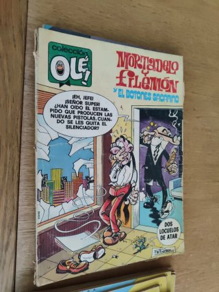 12 cómics Colección Olé Mortadelo y Filemón.