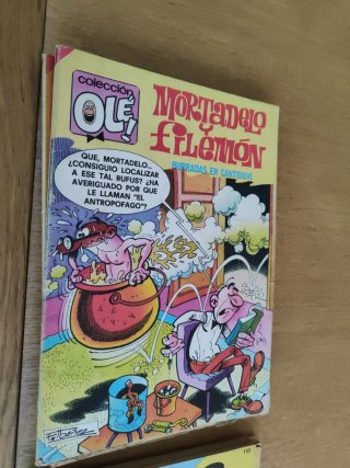 12 cómics Colección Olé Mortadelo y Filemón.