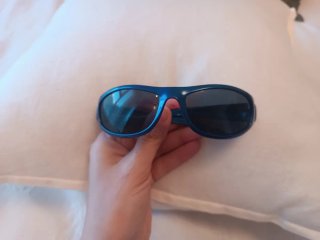 Gafas de sol azules niños disfraz Guppy