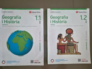 Libros texto 1° ESO, Sagrada Familia PJO, Valencia