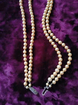 Pulsera perlas collar, pendientes