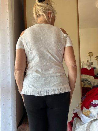 Canottiera donna con stampa floreale