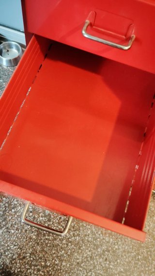 2 Muebles archivadores IKEA Helmer rojo