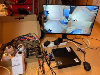 Kit Videovigilancia ZOSI ZR08VN 8C con 4 camaras
