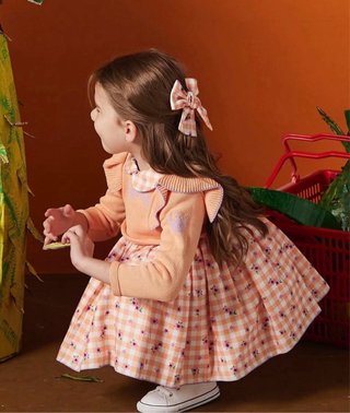 Conjunto 3 piezas Eva Castro naranja y morado