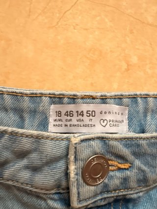 Shorts vaqueros rotos talla XXXL