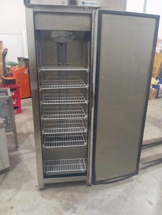 Congelador vertical 1 puerta acero inoxidable