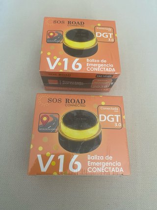 2 Baliza V16 SOS ROAD Conectada DGT 3.0