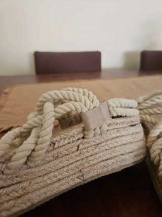 Sandalias plataforma esparto
