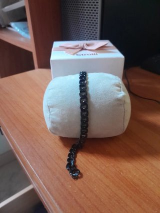Bracciale Uomo Acciaio Nero