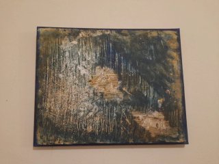 Quadro moderno materico a rilievo acrilico