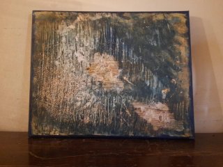 Quadro moderno materico a rilievo acrilico