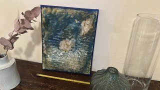 Quadro moderno materico a rilievo acrilico